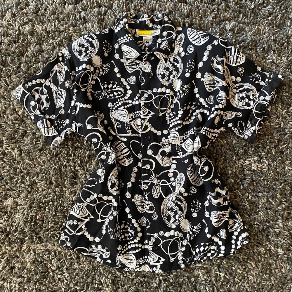 80’s Assorted Print Button Down - image 3